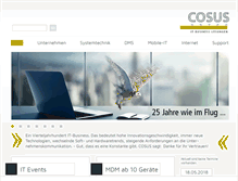 Tablet Screenshot of cosus.de